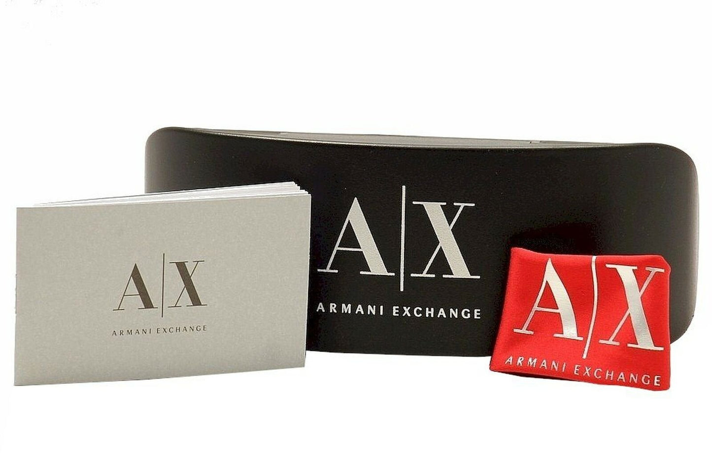 A|X Armani Exchange Men's AX3007 Square Eyewear Frames, Black