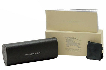 Burberry 0BE1282 1001 Black Palladium Metal Semi-Rimless Eyeglasses 55mm