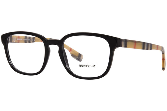 BURBERRY EDISON BE2344 3592 Black Check 53/20/145 men Eyewear Frame