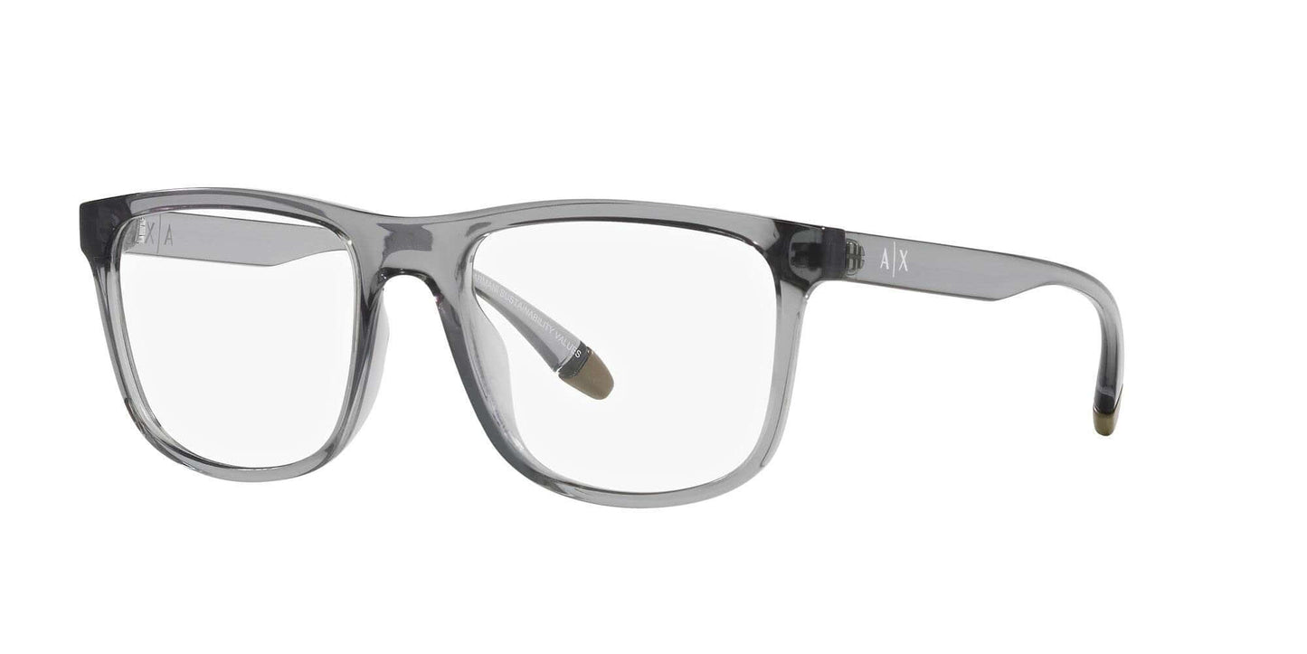 A｜X ARMANI EXCHANGE Men's AX3101U 8223 55mm Universal Fit Square Eyewear Frames