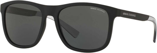 A|X ARMANI EXCHANGE Men's AX4049SF Low Bridge Fit Square Sunglasses