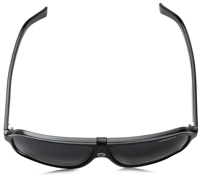 Carrera CA33/S Pilot Sunglasses Black Cry Grey Frame/Dk gray Gradient Lens, 62mm