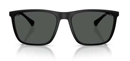 Emporio Armani Men's EA4150 5063/87 59mm Rectangular Sunglasses