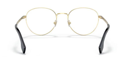 Versace VE 1279 1002 53mm Gold Metal Round Eyeglasses