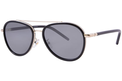 Tory Burch TY6089 33056V 57mm Black Mirrored Sunglasses