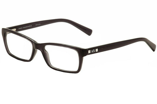 A|X Armani Exchange Men's AX3007 Square Eyewear Frames, Black