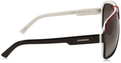 Carrera unisex adult Carrera 33/S Sunglasses, Black Crystal White/Gray Gradie...