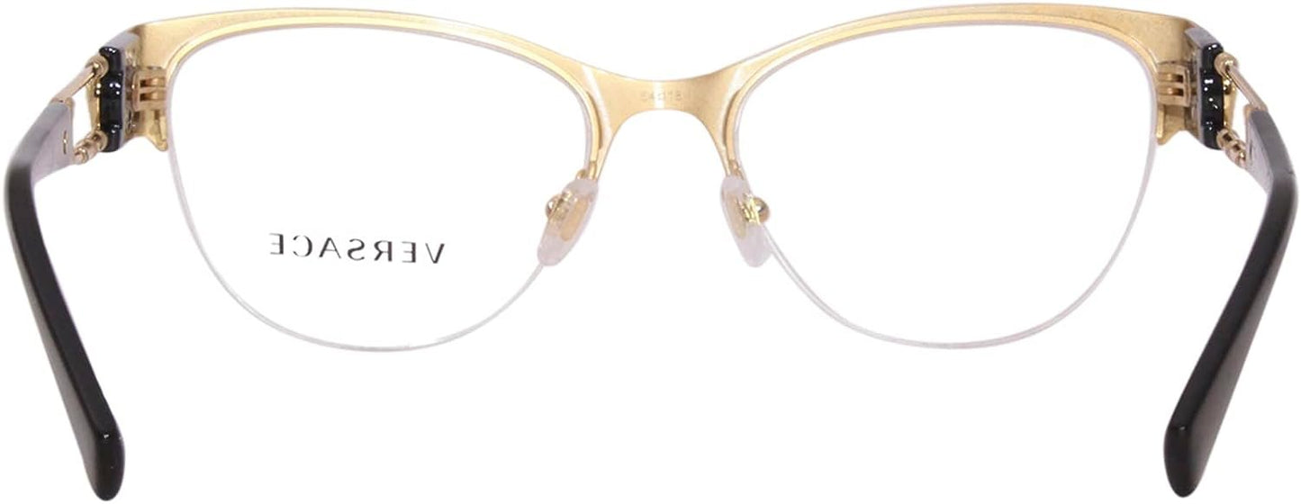 Versace VE 1278 1352 54mm Brushed Gold Eyeglasses