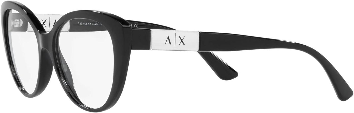 A｜X ARMANI EXCHANGE Women's AX3093 8158 54mm CatEye Eyewear Frames