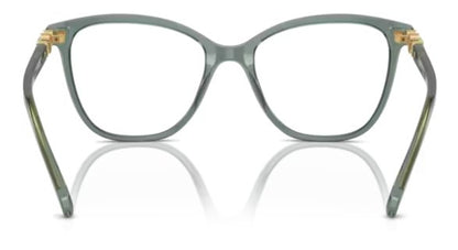 Swarovski Women's Sk2020 1043 52mm Square Transparent Green Eyewear Frames