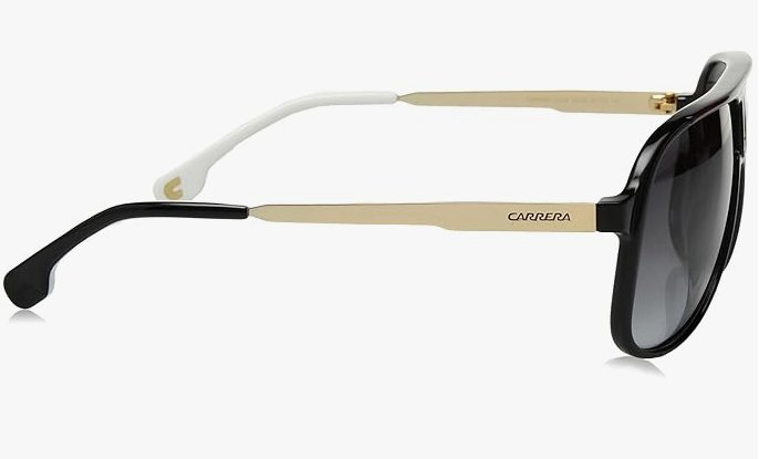 Carrera Pilot 1007/S 0807 62-10-140 Black Sunglasses