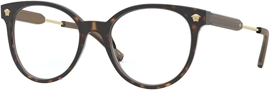 Versace VE 3291 108  51/18/140 Dark Havana women Eyeglasses Frame