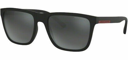 A|X ARMANI EXCHANGE Men's AX4080SF Square Sunglasses, Matte Black