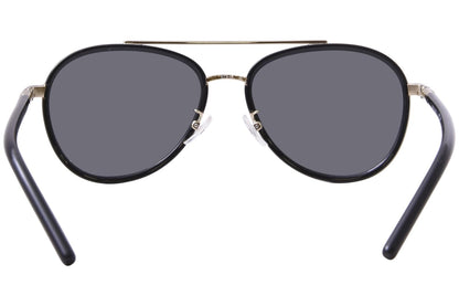 Tory Burch TY6089 33056V 57mm Black Mirrored Sunglasses