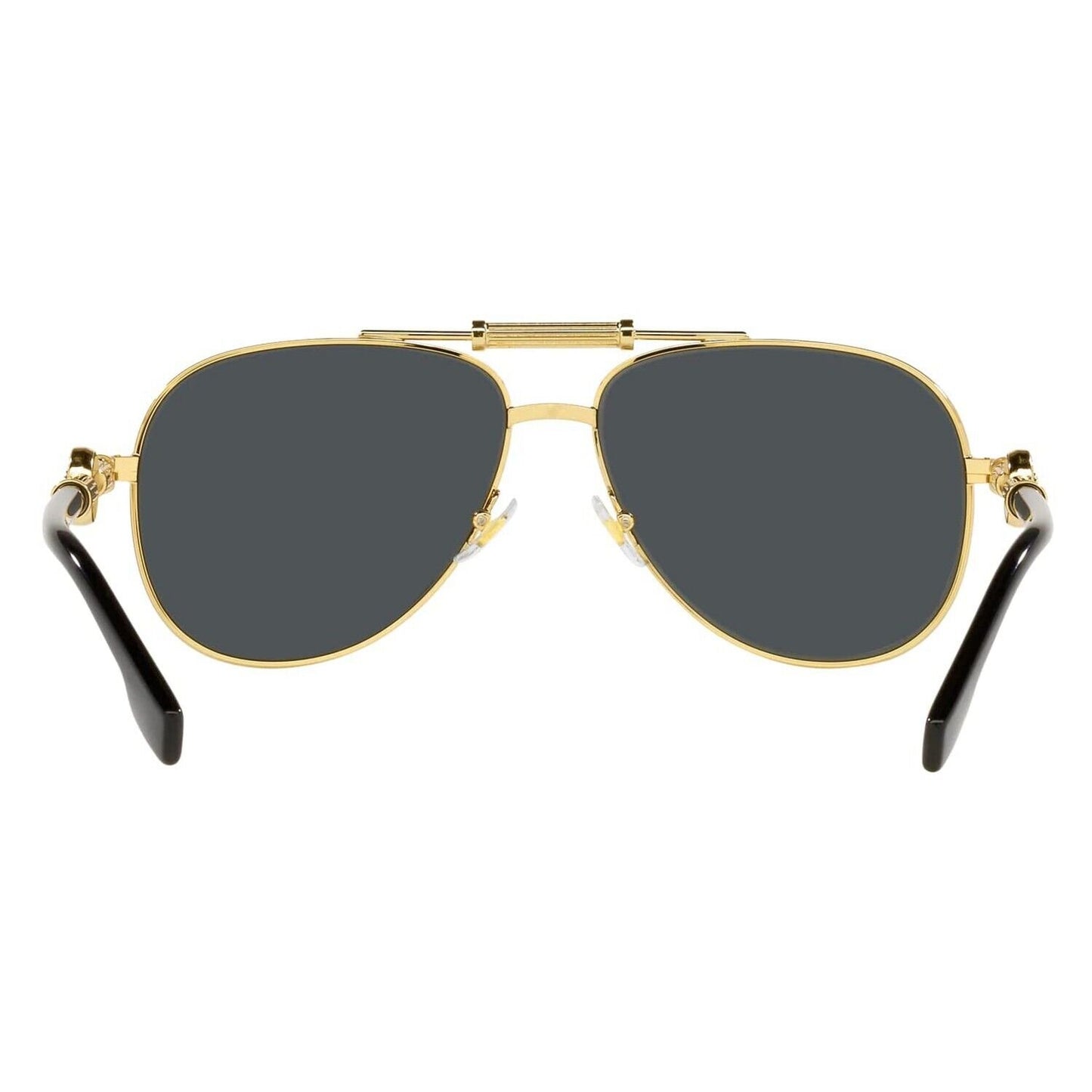 Versace Sunglasses Gold Frame, Dark Grey Lenses, VE 2236 1002/87 59MM