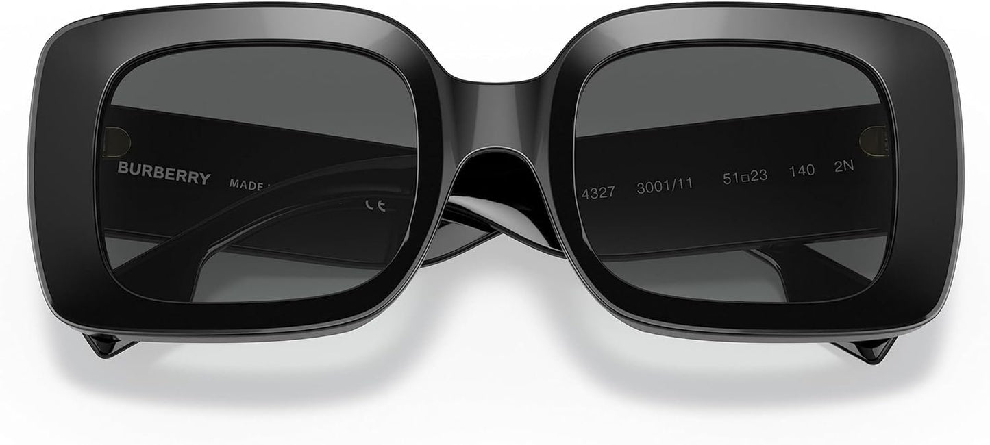 BURBERRY Sunglasses BE 4327 300111 Delilah Black Grey Gradient
