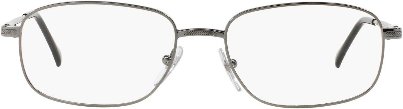 Sferoflex Men's Sf2086 268 52mm Square Gunmetal Eyewear Frames