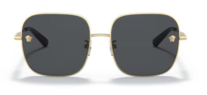 Versace Sunglasses VE2246D 100287 59mm Gold Dark Grey