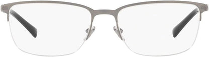 Versace Men's Eyeglasses VE1263 1001 55mm silver Half Rim Optical Frame
