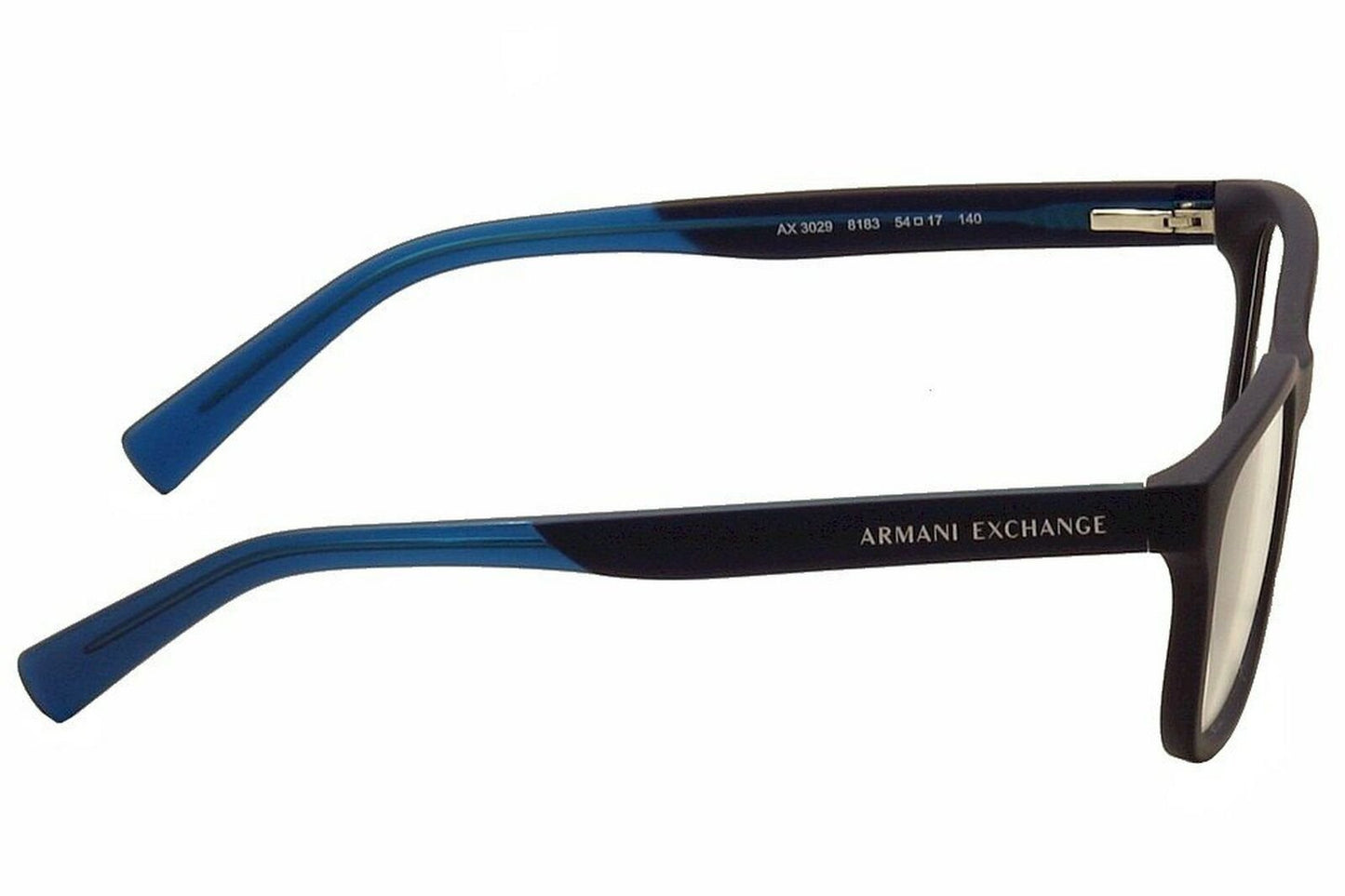 0A|X Armani Exchange AX3029 Eyeglass Frames 8183-54 - Matte Blue