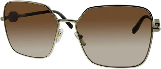 Versace VE 2227 125213 Gold Metal Square Sunglasses Brown Gradient Lens