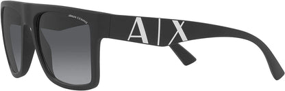 A|X ARMANI EXCHANGE Men's Ax4113S 8078T3 Polarized Rectangular Sunglasses