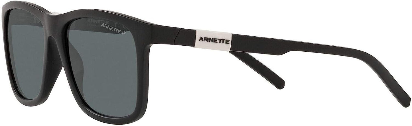 ARNETTE AN4276 01/81 56mm Pillow Matte Black Polarized Grey Men's Sunglasses