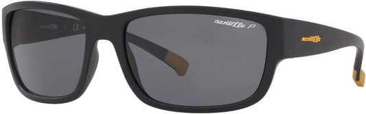 ARNETTE AN4256 01/81 62mm Matte Black Grey Polarized Sunglasses