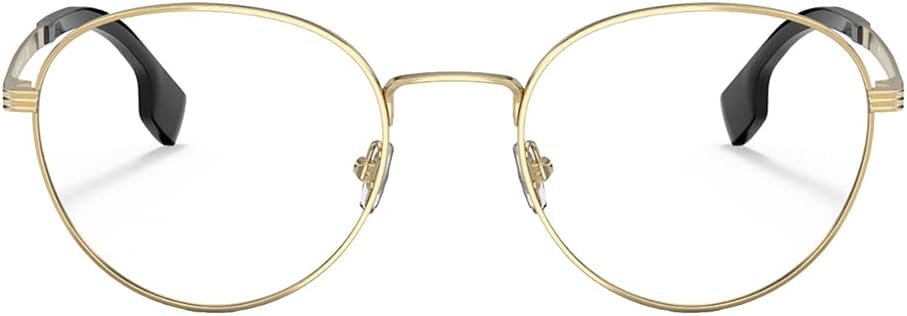 Versace VE 1279 1002 53mm Gold Metal Round Eyeglasses