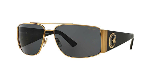 Versace Mens Polarized Sunglasses 0VE2163 100281 63mm