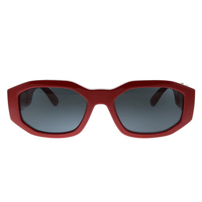 Versace VE 4361 533087 Red Plastic Geometric Sunglasses Grey Lens