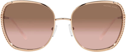 Michael Kors Amsterdam MK1090 110811 Rose Gold Sunglasses Pink Gradient Lens