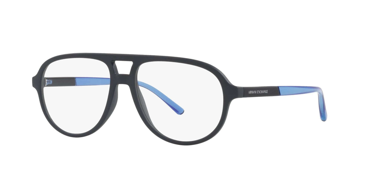 A|X ARMANI EXCHANGE Men's AX3090 8181 55mm Round Eyewear Frames