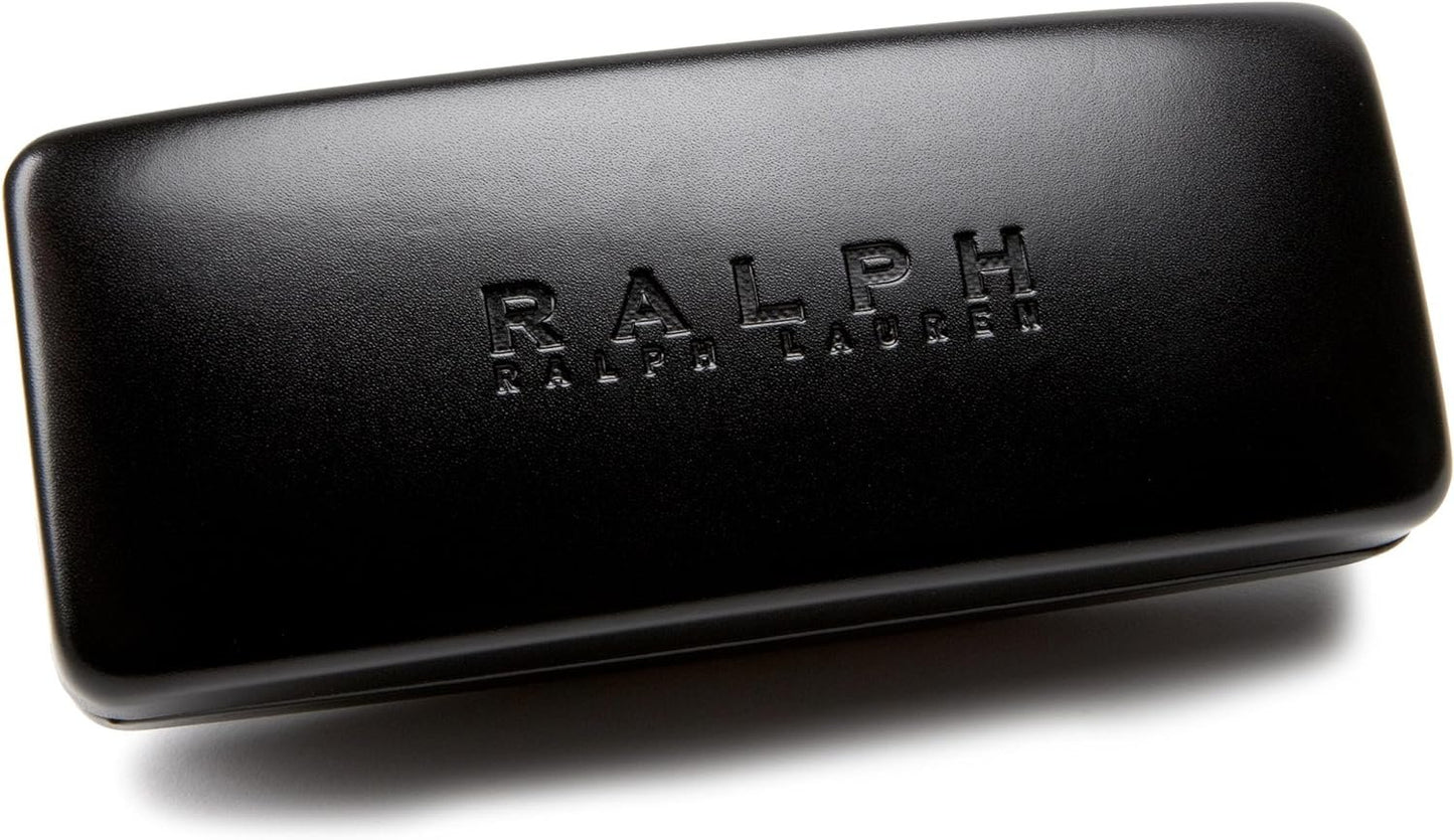 Ralph by Ralph Lauren Women's RA5128 Square Sunglasses, Shiny Havana On Orange Stripe/Gradient Brown, 55 mm