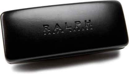 Ralph by Ralph Lauren Women's RA5128 Square Sunglasses, Shiny Havana On Orange Stripe/Gradient Brown, 55 mm