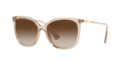 Ralph by Ralph Lauren Women's RA5248 580213 Butterfly Sunglasses, Gradient Brown, 56mm