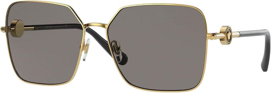 Versace  0E2227 100287 59mm Gold Dark Grey  Women's Sunglasses