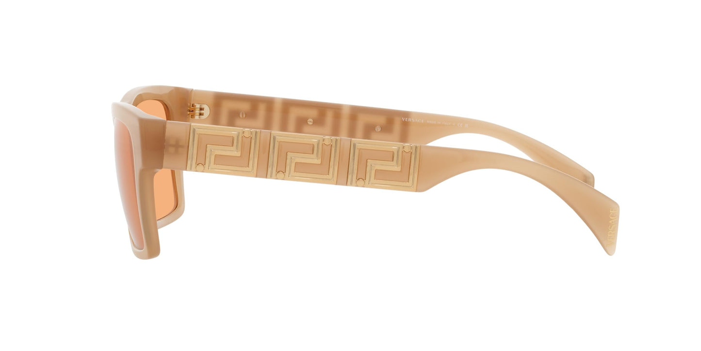 Versace 0VE445 541174 54mm Opal Beige/Dark Orange sunglasses