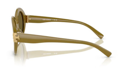 Tory Burch Sunglasses TY 7210U 201073 Olive Green/Brown Polyamide Lenses