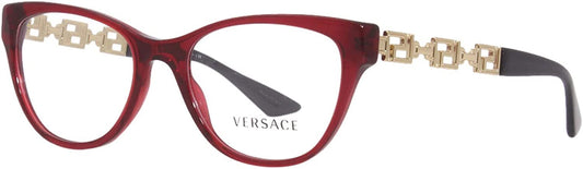 Versace VE3292-388 52mm Eyeglass Frame BORDEAUX TRANSPARENT W/DEMO LENS