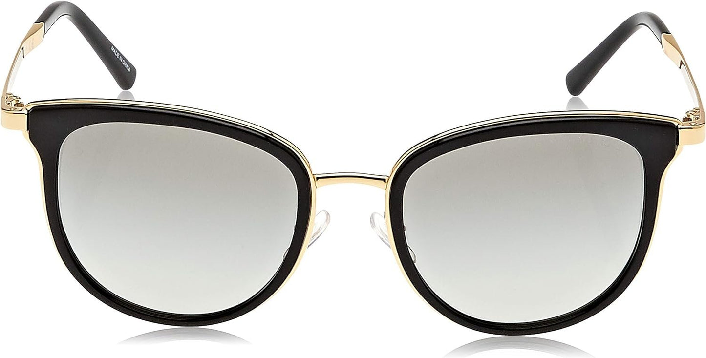 MICHAEL KORS MK1010 110011 Black/Gold Square 54 mm Women's Sunglasses