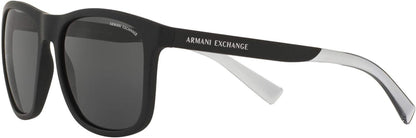 A|X ARMANI EXCHANGE Men's AX4049SF Low Bridge Fit Square Sunglasses