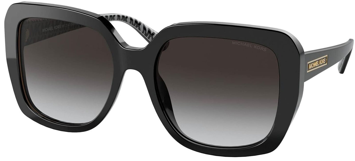 Michael Kors MK2140 Manhasset Black/Grey Gradient Sunglasses