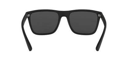 A|X ARMANI EXCHANGE Men's AX4080SF Square Sunglasses, Matte Black