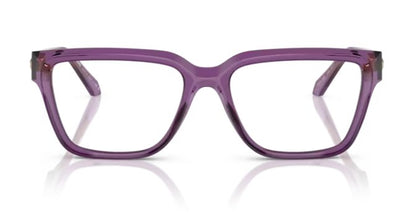 Versace 0VE3357 5464 53mm Violet Transparent Eyeglasses