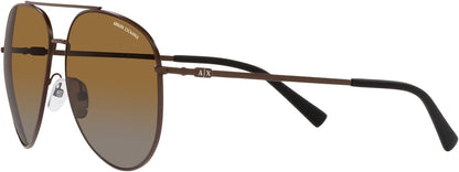 A｜X ARMANI EXCHANGE AX2043S 6115T5 62mm Brown Polarized Sunglasses