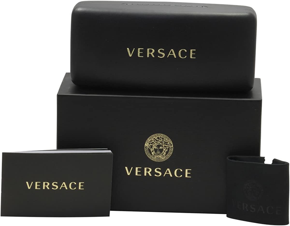 Versace VE3281B GB1 Black Demo Lens Women's Cat Eye Eyeglasses 53mm