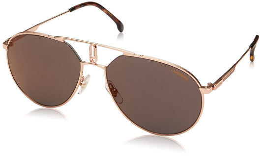 Carrera unisex adult Carrera 1025/S Sunglasses, Gold Copper/Gray Bronze Mirror