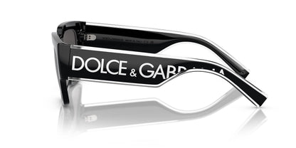 Dolce & Gabbana DG6184 501/87 52mm Sunglasses BLACK w/DARK GREY