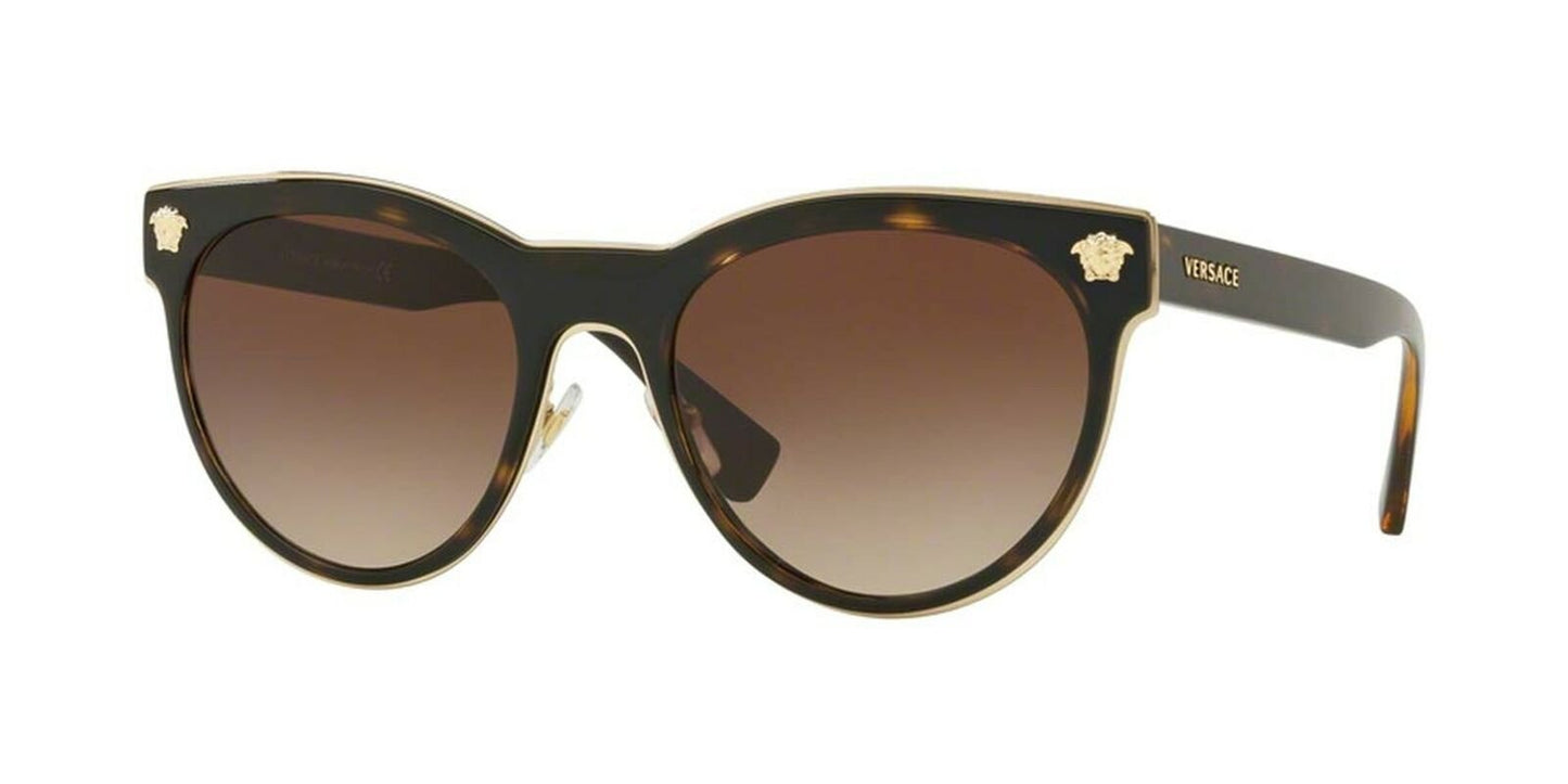 Versace Women's VE2198 Dark Havana/Brown Gradient One Size